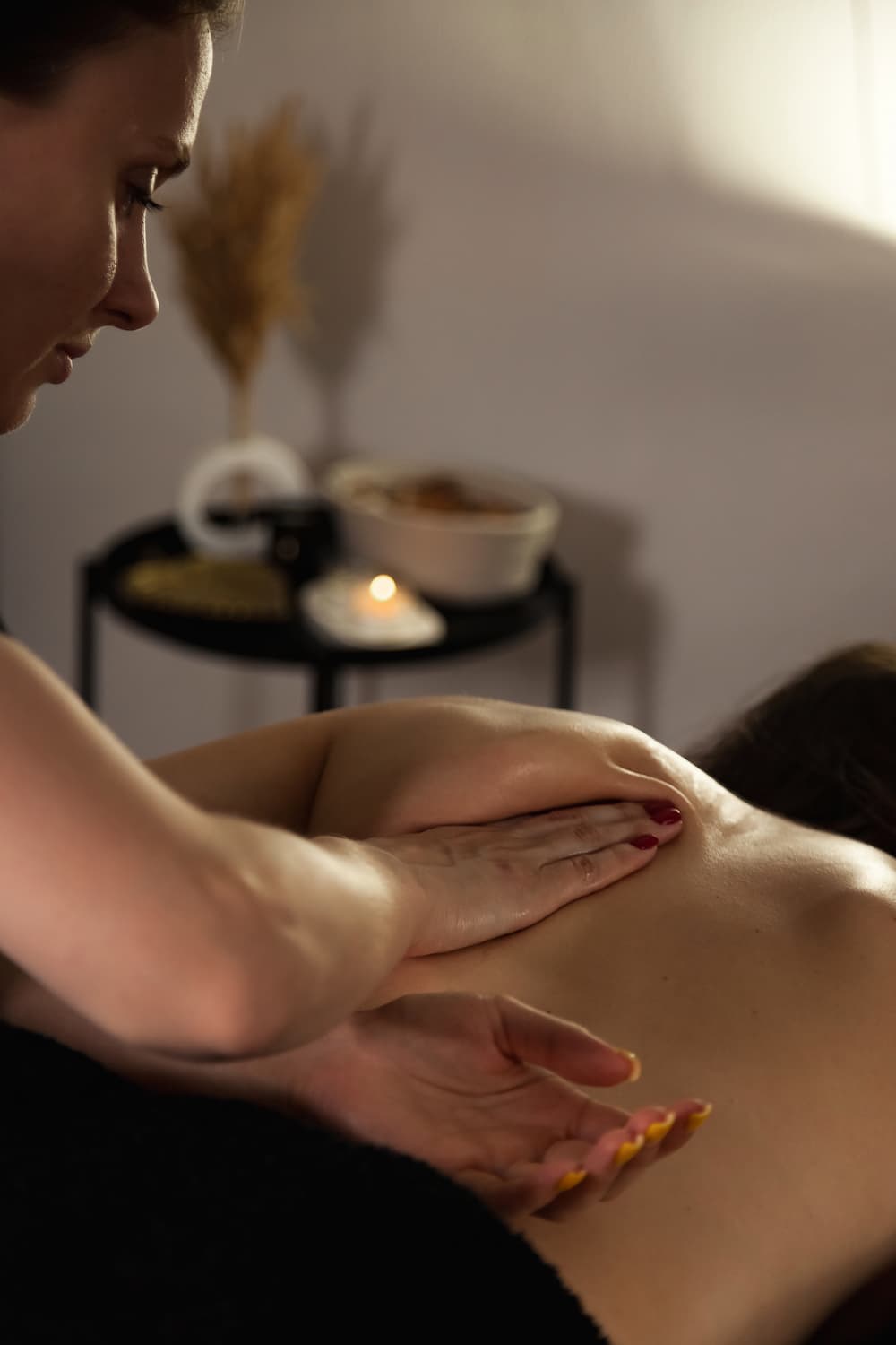 close up of layla tantric masseuse giving nuru massage in london